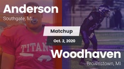 Matchup: Anderson  vs. Woodhaven  2020