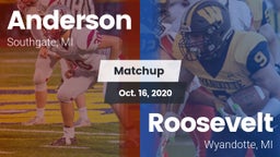 Matchup: Anderson  vs. Roosevelt  2020