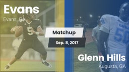 Matchup: Evans  vs. Glenn Hills  2017