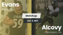 Matchup: Evans  vs. Alcovy  2017