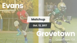 Matchup: Evans  vs. Grovetown  2017