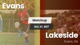 Matchup: Evans  vs. Lakeside  2017