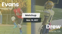 Matchup: Evans  vs. Drew  2017