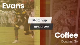 Matchup: Evans  vs. Coffee  2017