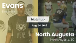 Matchup: Evans  vs. North Augusta  2018