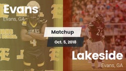 Matchup: Evans  vs. Lakeside  2018