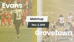 Matchup: Evans  vs. Grovetown  2018