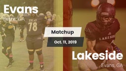 Matchup: Evans  vs. Lakeside  2019