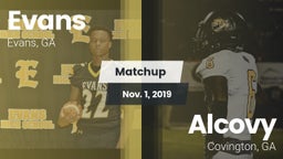Matchup: Evans  vs. Alcovy  2019