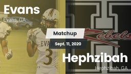 Matchup: Evans  vs. Hephzibah  2020