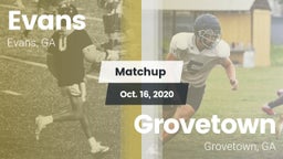 Matchup: Evans  vs. Grovetown  2020