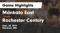 Mankato East  vs Rochester Century  Game Highlights - Sept. 28, 2019