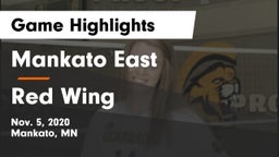 Mankato East  vs Red Wing  Game Highlights - Nov. 5, 2020