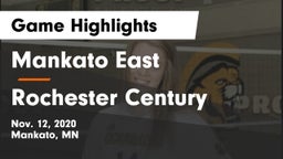 Mankato East  vs Rochester Century  Game Highlights - Nov. 12, 2020