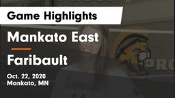 Mankato East  vs Faribault  Game Highlights - Oct. 22, 2020