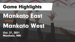 Mankato East  vs Mankato West  Game Highlights - Oct. 27, 2021