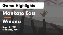 Mankato East  vs Winona  Game Highlights - Sept. 1, 2022