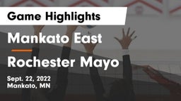 Mankato East  vs Rochester Mayo  Game Highlights - Sept. 22, 2022