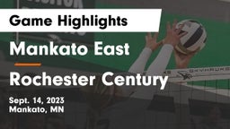 Mankato East  vs Rochester Century  Game Highlights - Sept. 14, 2023