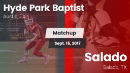 Matchup: Hyde Park Baptist vs. Salado   2017