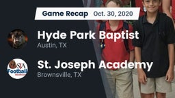 Recap: Hyde Park Baptist  vs. St. Joseph Academy  2020