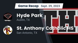 Recap: Hyde Park  vs. St. Anthony Catholic HS 2023