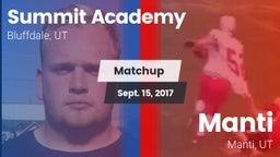 Matchup: Summit Academy High vs. Manti  2017