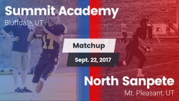 Matchup: Summit Academy High vs. North Sanpete  2017
