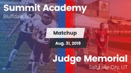 Matchup: Summit Academy High vs. Judge Memorial  2018