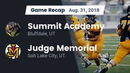 Recap: Summit Academy  vs. Judge Memorial  2018
