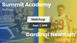 Matchup: Summit Academy High vs. Cardinal Newman  2018