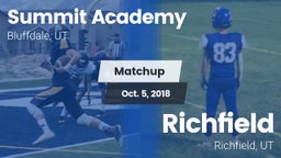 Matchup: Summit Academy High vs. Richfield  2018