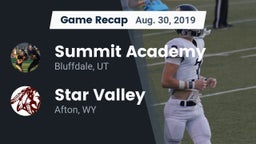 Recap: Summit Academy  vs. Star Valley  2019