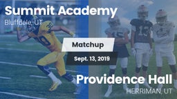 Matchup: Summit Academy High vs. Providence Hall  2019