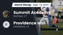 Recap: Summit Academy  vs. Providence Hall  2019