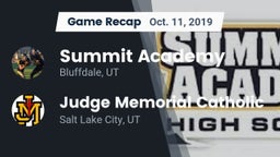 Recap: Summit Academy  vs. Judge Memorial Catholic  2019