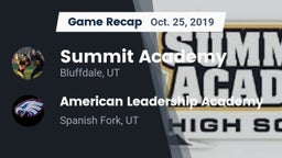 Recap: Summit Academy  vs. American Leadership Academy  2019