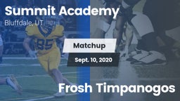 Matchup: Summit Academy High vs. Frosh Timpanogos 2020