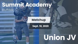 Matchup: Summit Academy High vs. Union JV 2020
