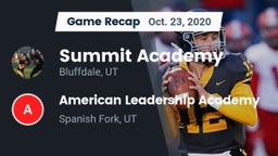 Recap: Summit Academy  vs. American Leadership Academy  2020