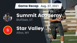Recap: Summit Academy  vs. Star Valley  2021