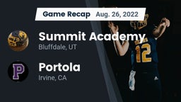 Recap: Summit Academy  vs. Portola  2022