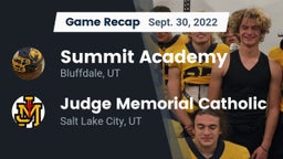 Recap: Summit Academy  vs. Judge Memorial Catholic  2022