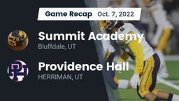 Recap: Summit Academy  vs. Providence Hall  2022
