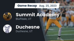 Recap: Summit Academy  vs. Duchesne  2023
