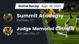Recap: Summit Academy  vs. Judge Memorial Catholic  2023