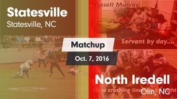 Matchup: Statesville High vs. North Iredell  2016