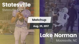 Matchup: Statesville High vs. Lake Norman  2017
