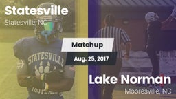 Matchup: Statesville High vs. Lake Norman  2016