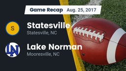 Recap: Statesville  vs. Lake Norman  2017